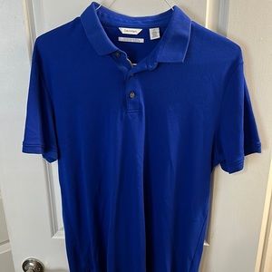 Calvin Klein Large Liquid Touch Polo Slim Fit - Blue